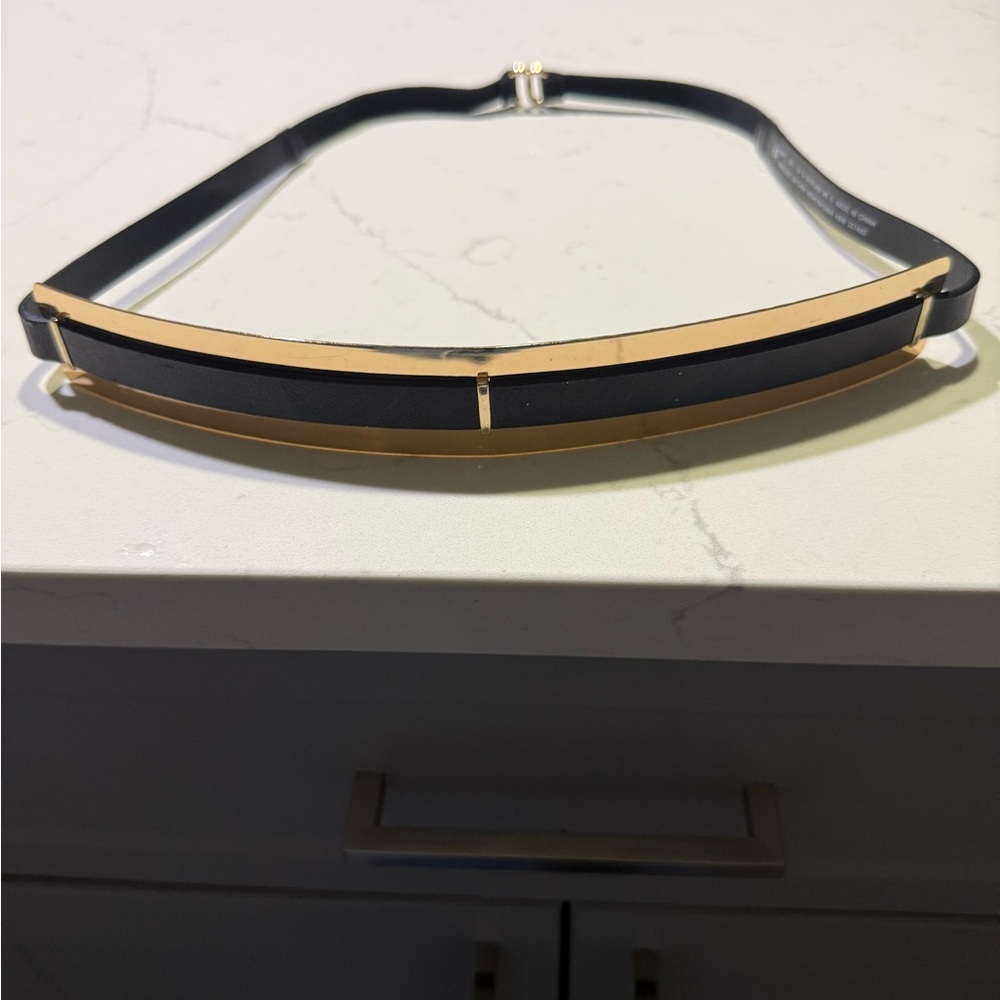 Black and Gold Women's Belt